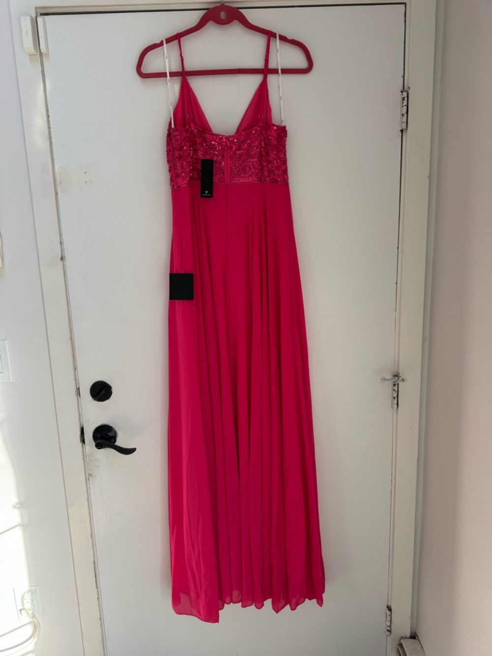 Lulus Glam Sweetheart Pink Sequin Beaded Sleeveless Maxi Dress - Picture 4 of 6